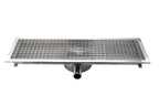 Bodenablauf aus Edelstahl - 900 x 300 x 133 mm