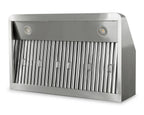 Dunstabzugshaube aus Edelstahl - mit Motor - 900 x 560 x 250 mm
