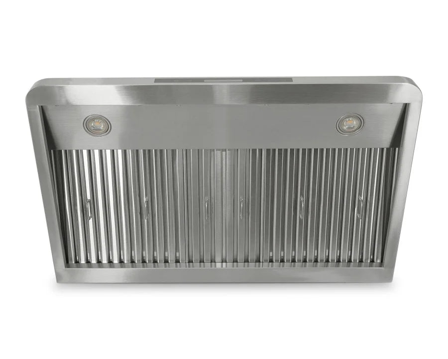 Dunstabzugshaube aus Edelstahl - mit Motor - 900 x 560 x 250 mm