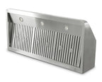 Dunstabzugshaube aus Edelstahl - mit Motor - 1.200 x 560 x 250 mm