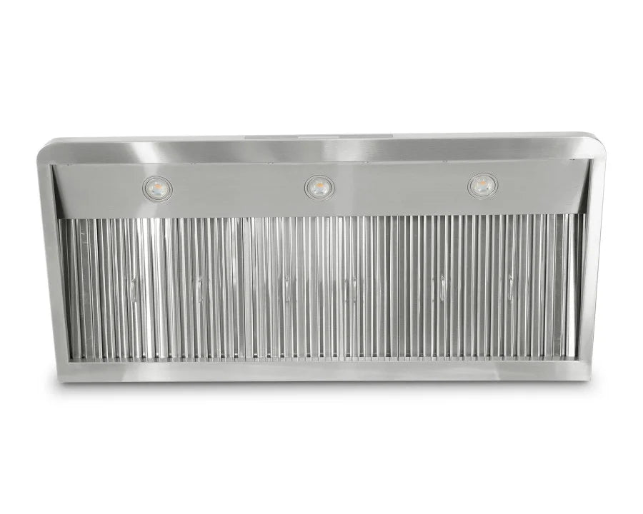 Dunstabzugshaube aus Edelstahl - mit Motor - 1.200 x 560 x 250 mm