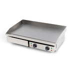 Elektro Grillplatte - 3,5 kW - Edelstahl - Glatt