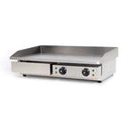 Elektro Grillplatte - 3,5 kW - Edelstahl - Glatt
