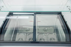 Speiseeisvitrine mit Glasaufsatz – 6 x 5 L – 273 L – inkl. Eisschalen