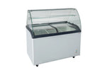 Speiseeisvitrine mit Sicherheitsglas – 9 x 5 L – 278 L