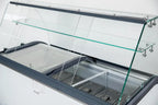 Speiseeisvitrine mit Sicherheitsglas – 9 x 5 L – 278 L