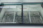 Speiseeisvitrine mit Sicherheitsglas – 9 x 5 L – 278 L