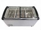 Speiseeisvitrine mit Sicherheitsglas – 9 x 5 L – 278 L