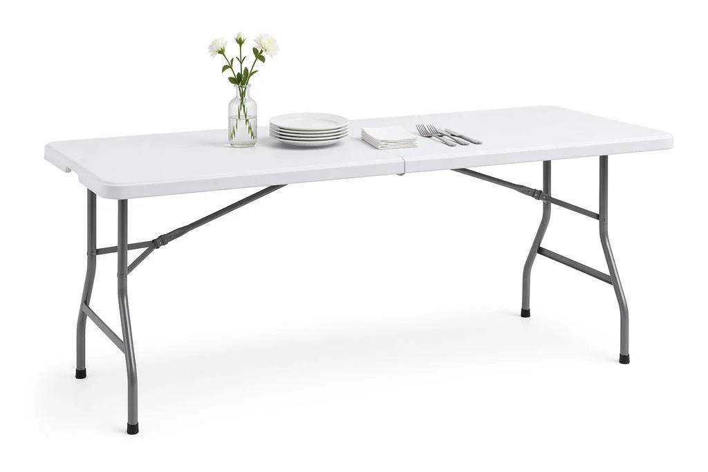 Klapptisch - 1.800 x 740 x 740 mm - Weiß