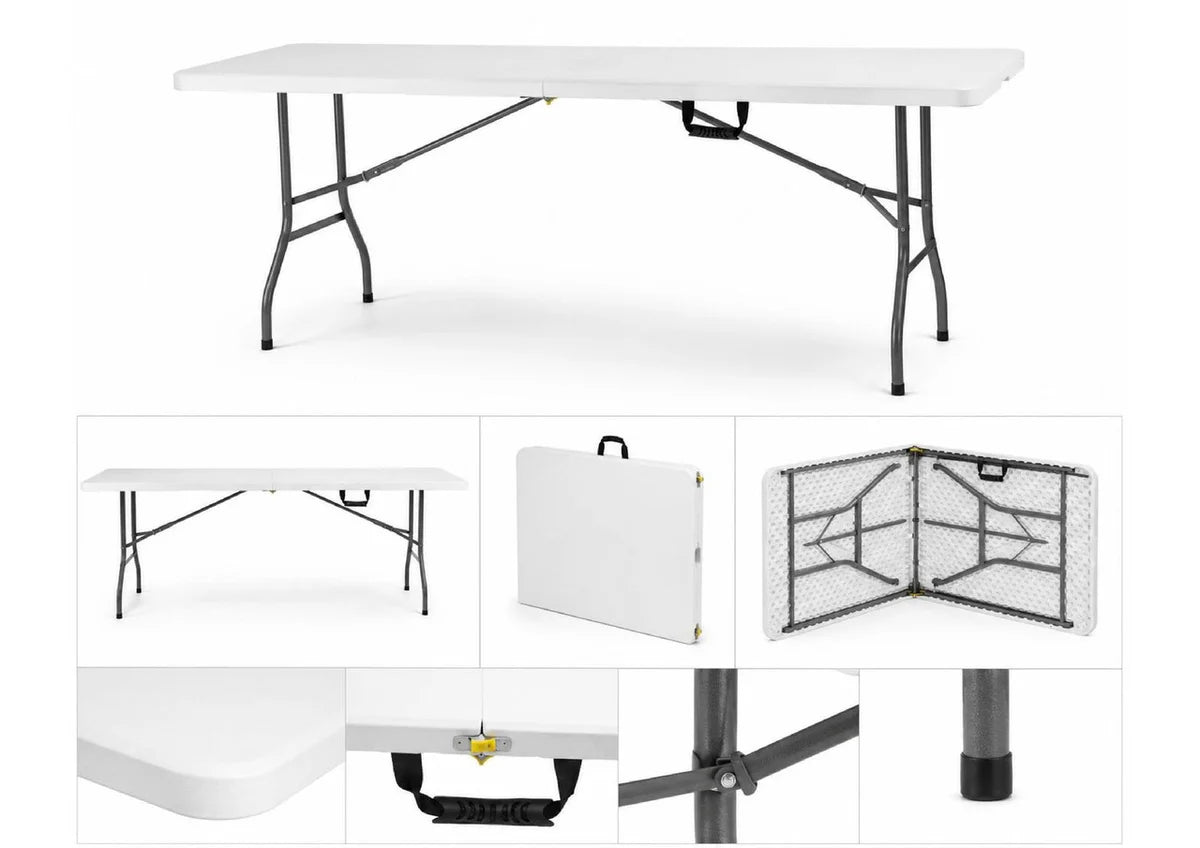 Klapptisch - 1.800 x 740 x 740 mm - Weiß