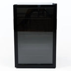 Getränkekühlschrank mit Glastür – 115 L – schwarz