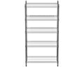 Regalsystem – verchromt – 5 Böden – 910 x 455 x 1810 mm