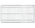 Regalsystem – verchromt – 5 Böden – 910 x 455 x 1810 mm
