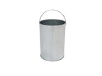 Standaschenbecher mit Abfalleimer - 30 Liter - Schwarz