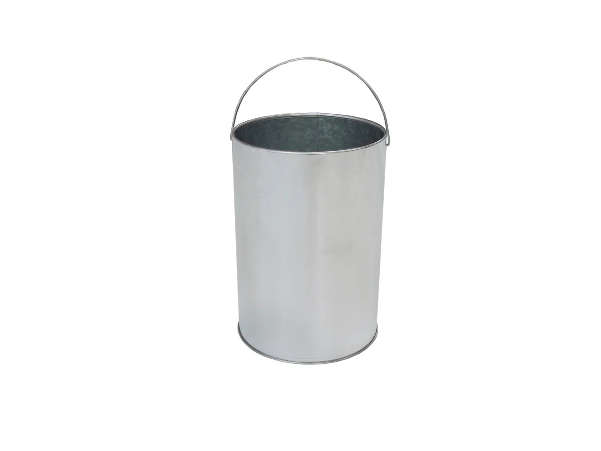 Standaschenbecher mit Abfalleimer - 30 Liter - Schwarz