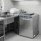 Geschirrspülmaschine PROFI Digital 50 SL 50x50 cm Korbmaß, mit Reiniger- & Klarspüldosierer, mit Ablaufpumpe, Made in Europe, 230 Volt