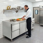 Kühltisch ECO 2/2 - GN 1/1
