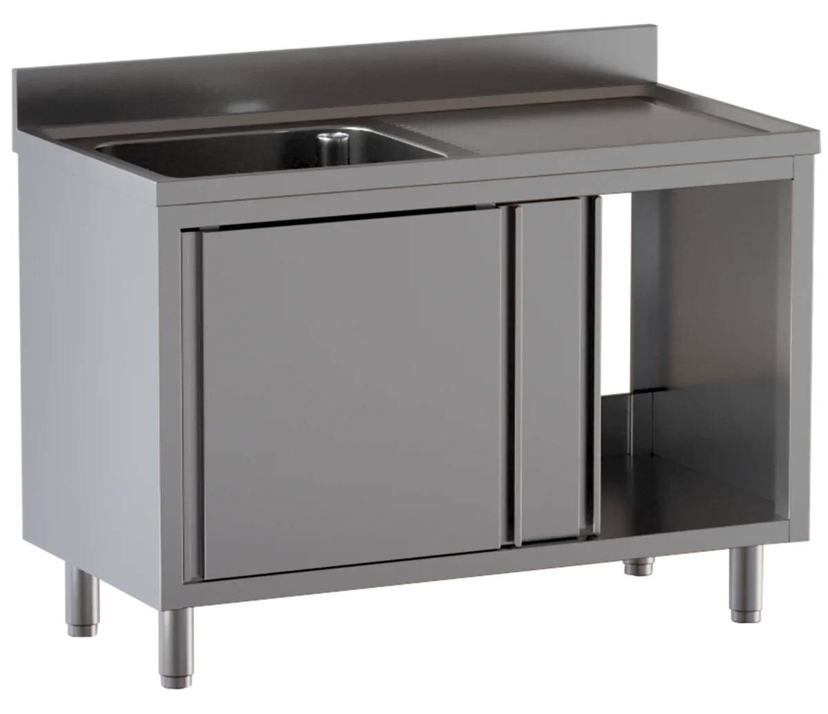 Spülschrank ECO 10x6 mit 1 Becken links