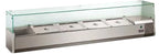Kühlaufsatz ECO 9 x GN 1/3 mit Glasaufsatz