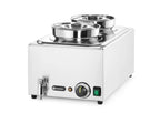 Hendi Bain-Marie-Set Ranger 2 x 4 L mit Ablasshahn, inkl. Deckel