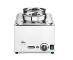 Hendi Bain-Marie-Set Ranger 2 x 4 L mit Ablasshahn, inkl. Deckel