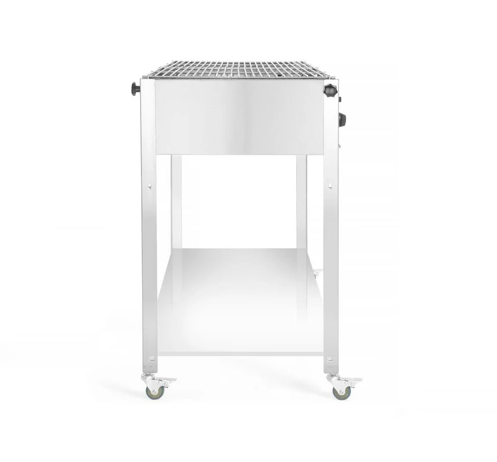 Hendi Gasgrill Grill-Master Quattro, 4 Brenner, fahrbar