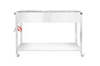 Hendi Gasgrill Grill-Master Quattro, 4 Brenner, fahrbar