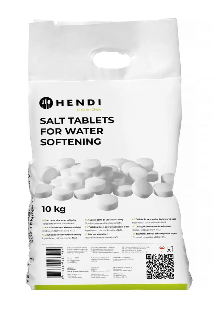 Hendi Salztabletten zur Wasserenthärtung, 10 kg