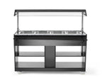 Hendi Warmbuffet , 4 x GN 1/1, fahrbar