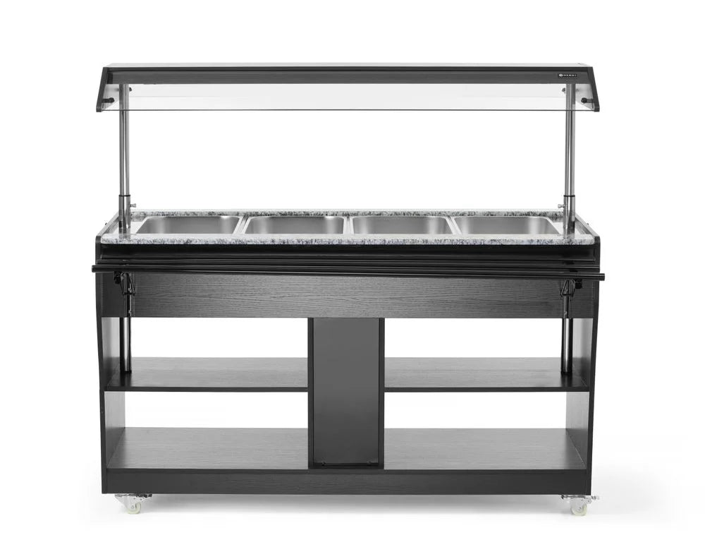 Hendi Warmbuffet , 4 x GN 1/1, fahrbar