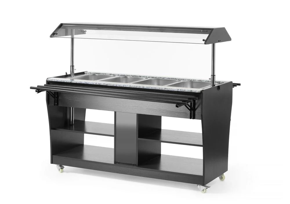 Hendi Warmbuffet , 4 x GN 1/1, fahrbar