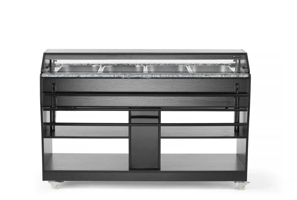 Hendi Warmbuffet , 4 x GN 1/1, fahrbar