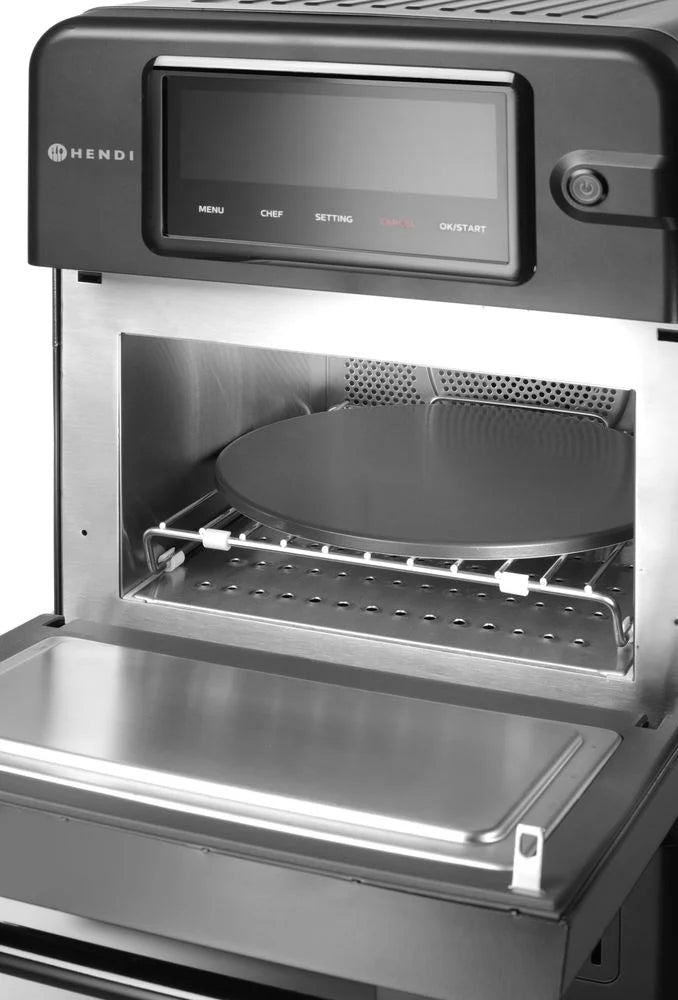 Hendi High-Speed-Ofen CombiTurbo, 18 L, Schwarz