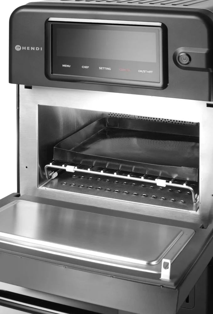Hendi High-Speed-Ofen CombiTurbo, 18 L, Schwarz