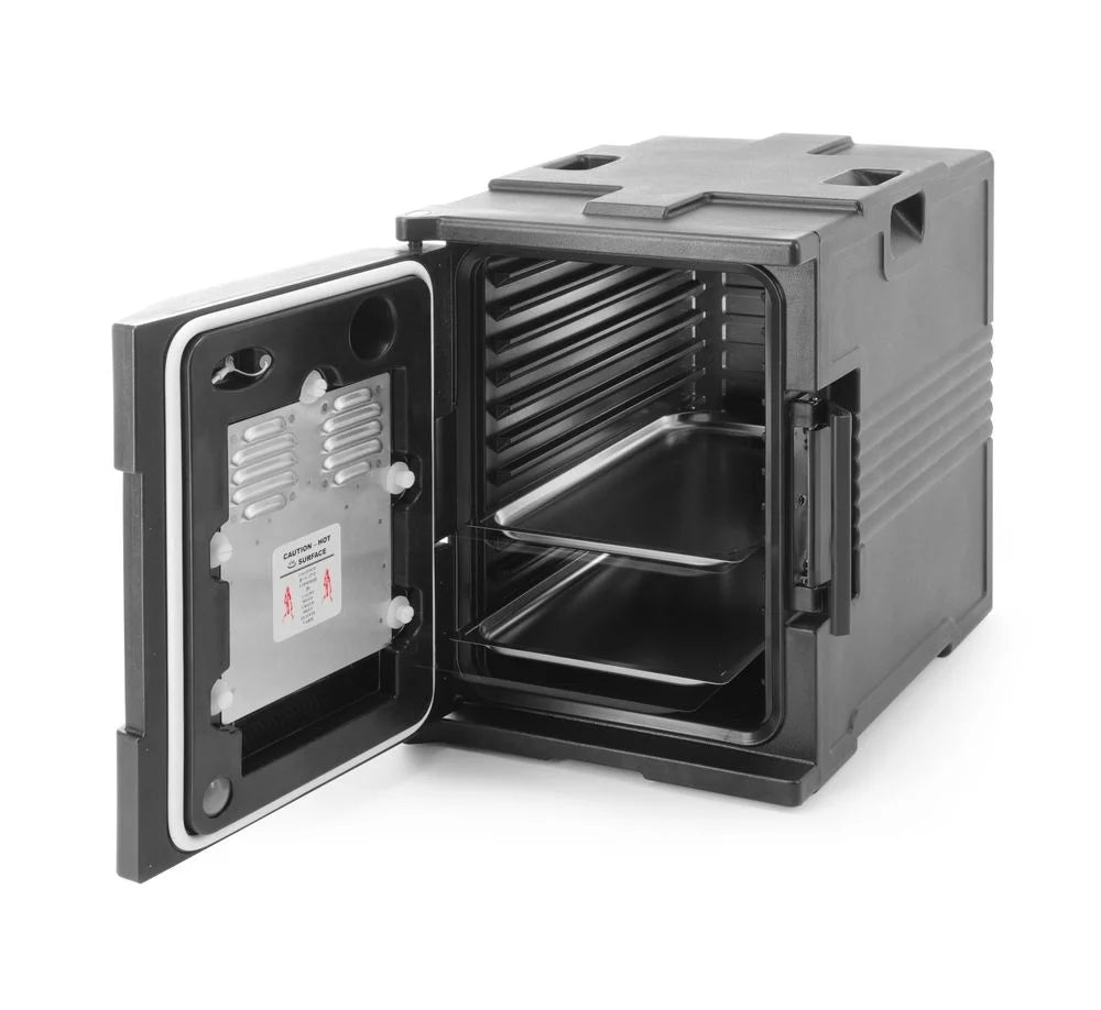 Hendi Thermotransportbehälter AmerBox mit Heizfunktion, GN 1/1