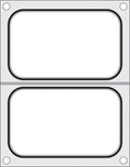 Hendi Matrize für Schalenversiegelungsmaschine Compact, 2 Schalen, je 178 x 113 mm