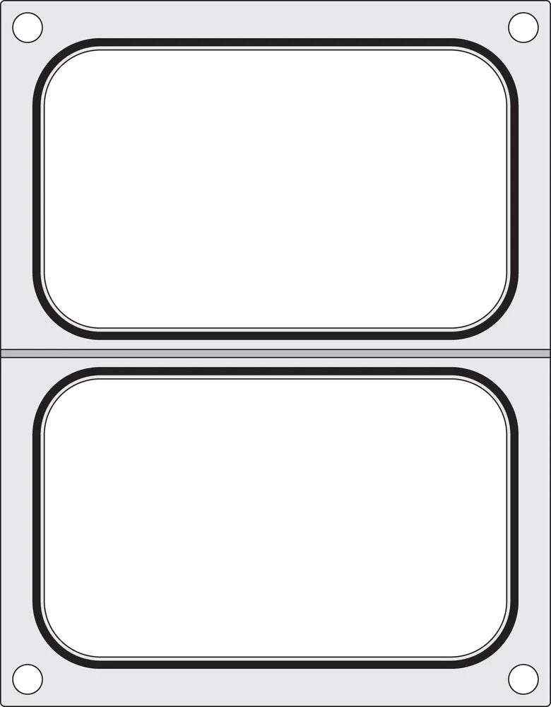 Hendi Matrize für Schalenversiegelungsmaschine Compact, 2 Schalen, je 178 x 113 mm