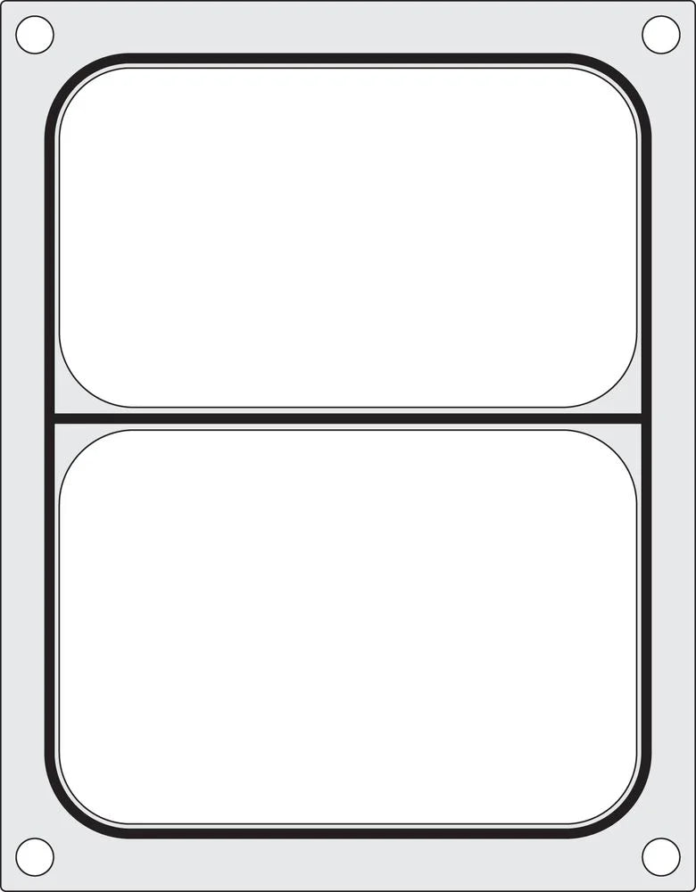 Hendi Matrize für Schalenversiegelungsmaschine Compact, zweigeteilte Schale, 227 x 178 mm