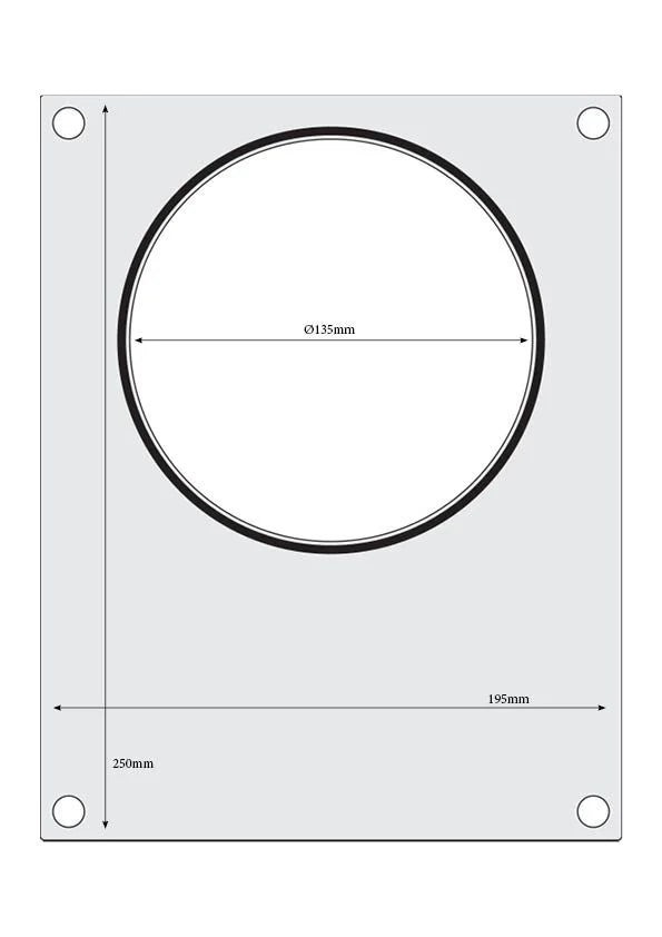 Hendi Matrize für Schalenversiegelungsmaschine Compact, Rundschale, Ø 165 mm