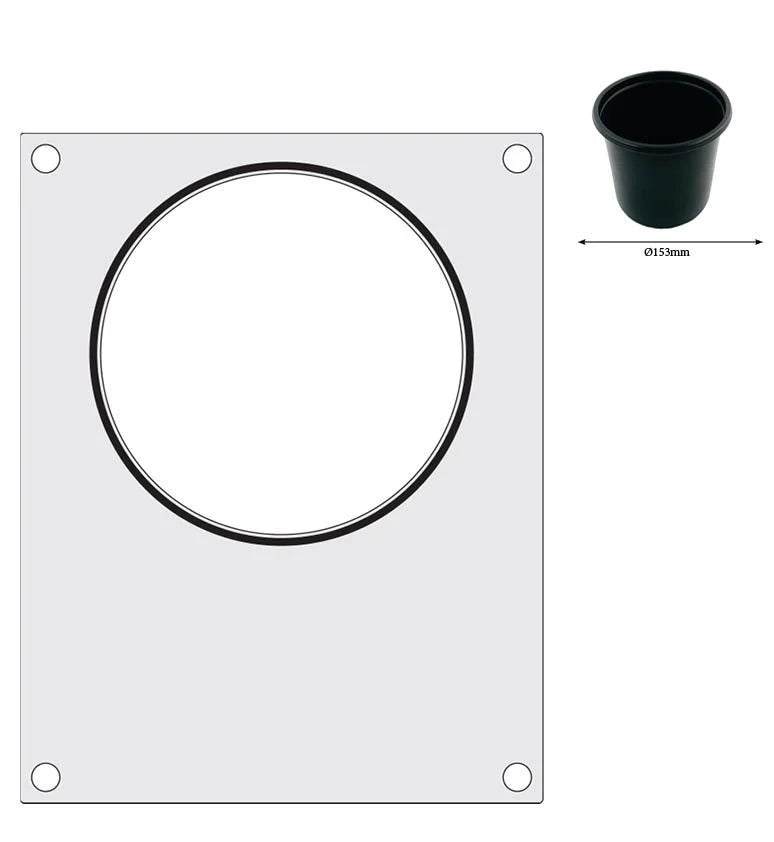 Hendi Matrize für Schalenversiegelungsmaschine Compact, Rundschale, Ø 165 mm