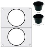 Hendi Matrize für Schalenversiegelungsmaschine Compact, 2 Rundschalen, je Ø 115 mm