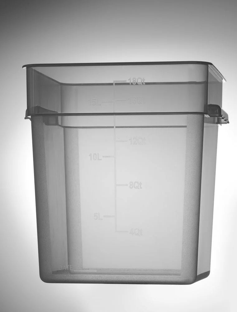Hendi Lebensmittelbehälter mit Skala, 17,2 L, PP