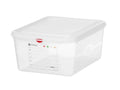 Hendi GN-Behälter mit Deckel und HACCP-Clips, GN 1/2, 150 mm, 10 L, PP