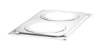 Hendi Bain-Marie-Set Ranger 2 x 4 L mit Ablasshahn, inkl. Deckel