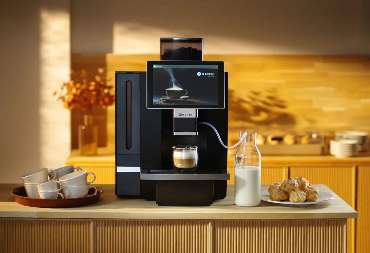 Hendi Kaffeevollautomat, bis zu 100 Tassen/Std., 6-L-Wassertank