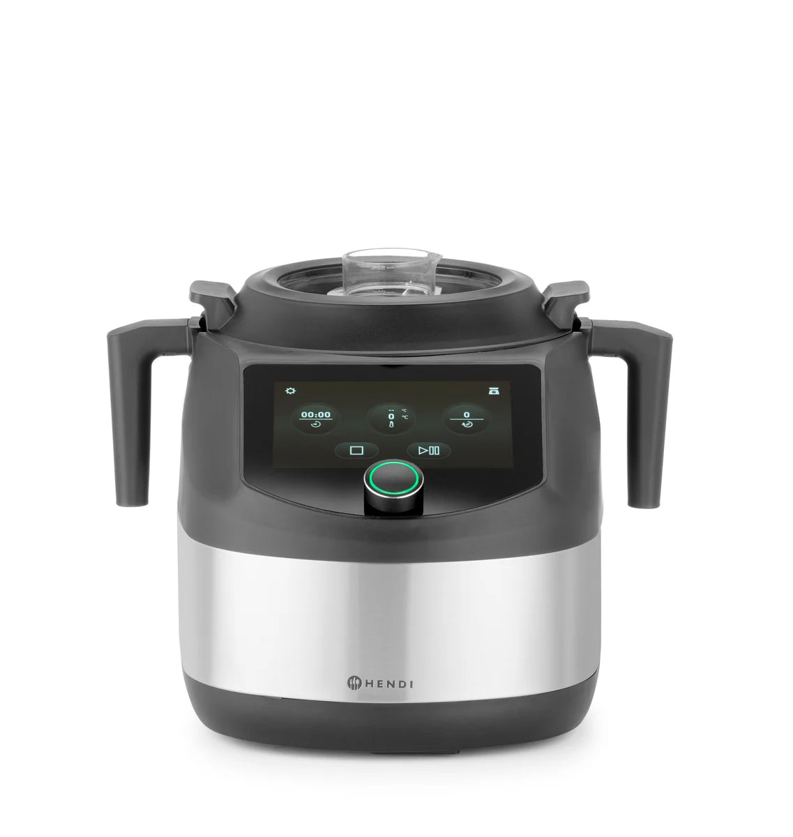 Hendi Multifunktions-Küchenmaschine HENDICHEF Pro, 4 L, Edelstahl/Schwarz