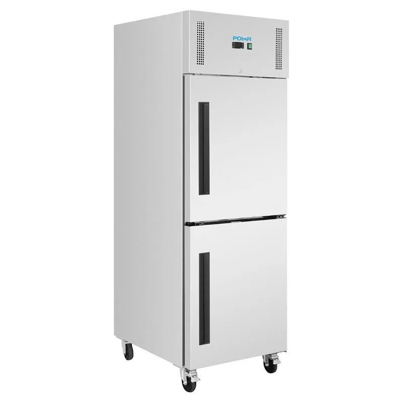 Polar Gastro-Tiefkühlschrank Serie G 600 Liter, 2-türig, Edelstahl