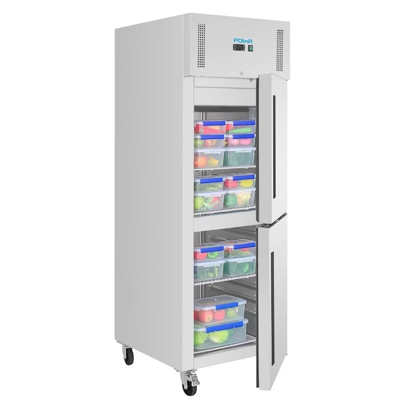 Polar Gastro-Kühlschrank Serie G 600 Liter, 2-türig, Edelstahl