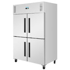 Polar Gastro-Kühlschrank Serie G 1200 Liter, 4-türig, Edelstahl