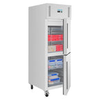 Polar Gastro-Tiefkühlschrank Serie G 600 Liter, 2-türig, Edelstahl